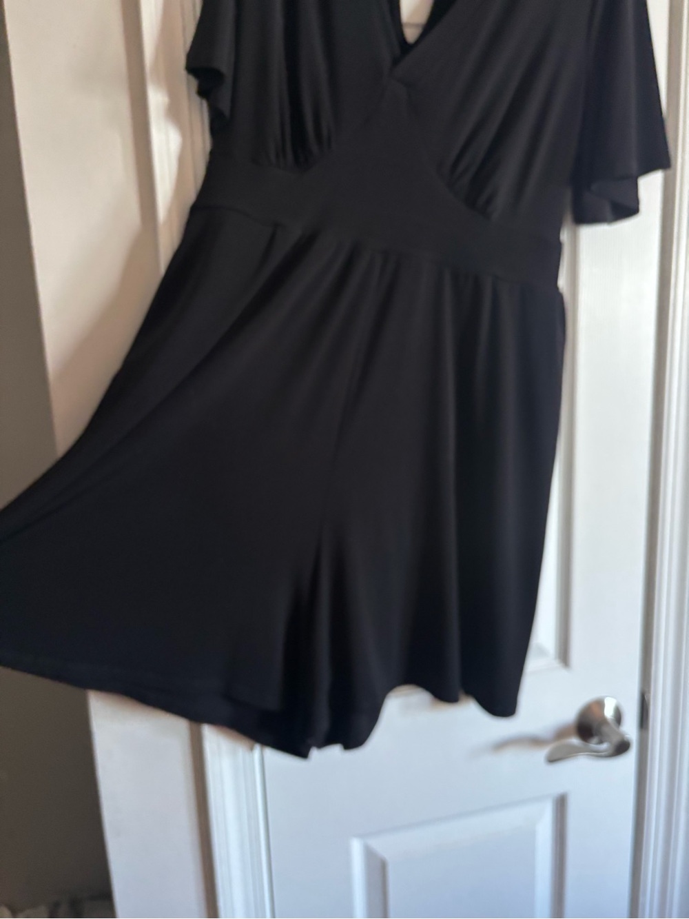 Torrid V-Neck Flutter Sleeve Romper - Picture 5 of 5